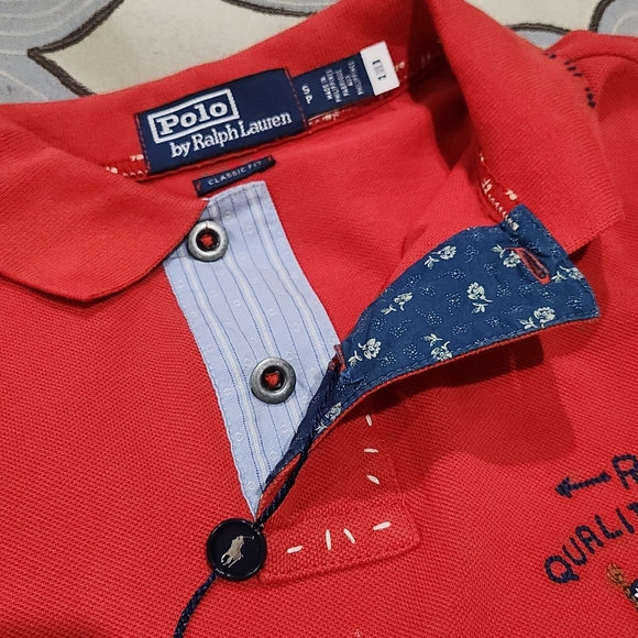 SOLD!!! $198 Polo Country Ralph Lauren Classic Fit Distressed Paint Splatter - Picture 1 of 12